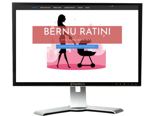 Bērnu ratiņu katalogs — interneta kataloga izstrāde